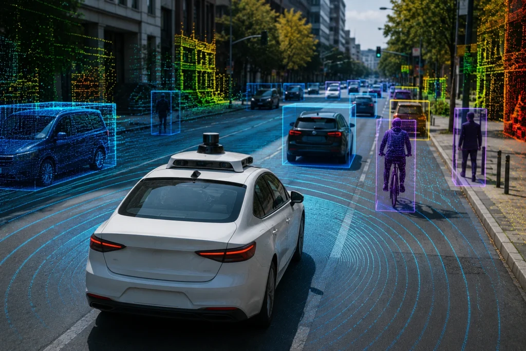 Como carros autônomos identificam obstáculos