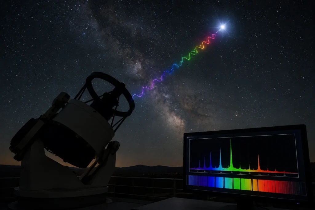 Como os astrônomos sabem do que uma estrela é feita sem chegar perto dela?