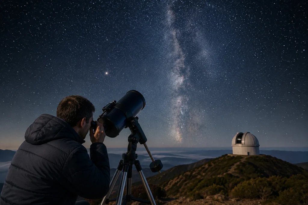 Como sabemos a distância de estrelas relativamente próximas