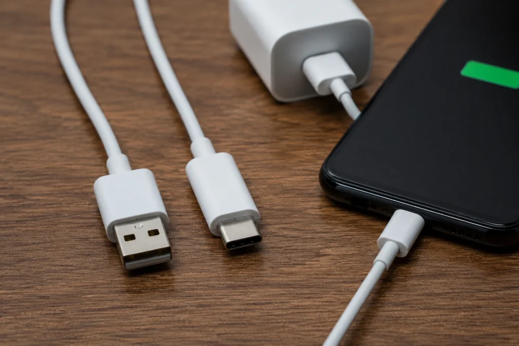 Por que alguns cabos USB carregam mais rápido que outros