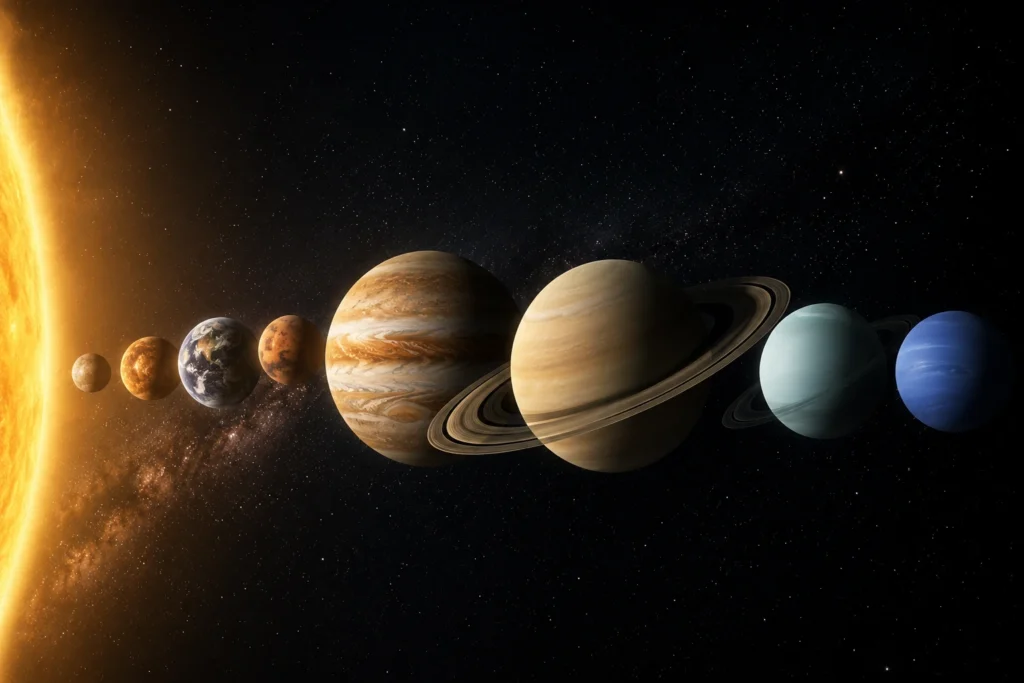 Por que alguns planetas giram mais rápido que outros?