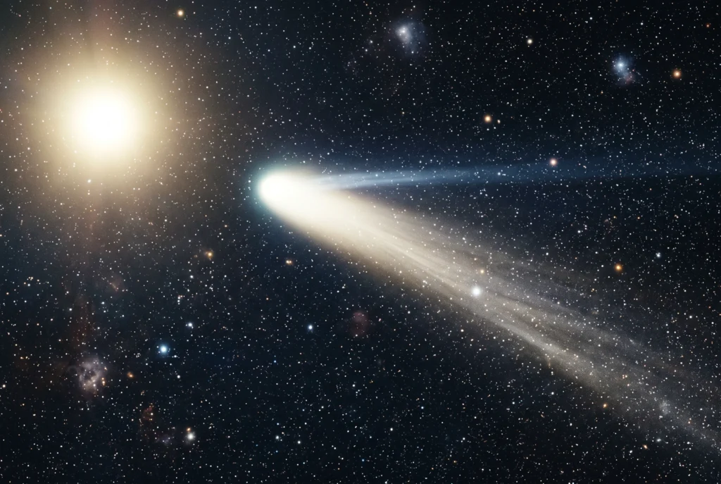 Por que cometas desenvolvem caudas ao se aproximar do Sol